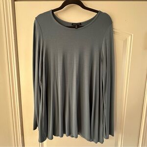 Eileen Fisher Women's Blue Long Sleeve Top
